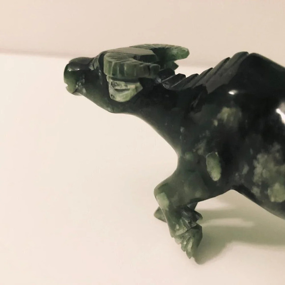 Vintage Stone  Water Buffalo 4 Inch Long Figurine - Picture 16 of 16